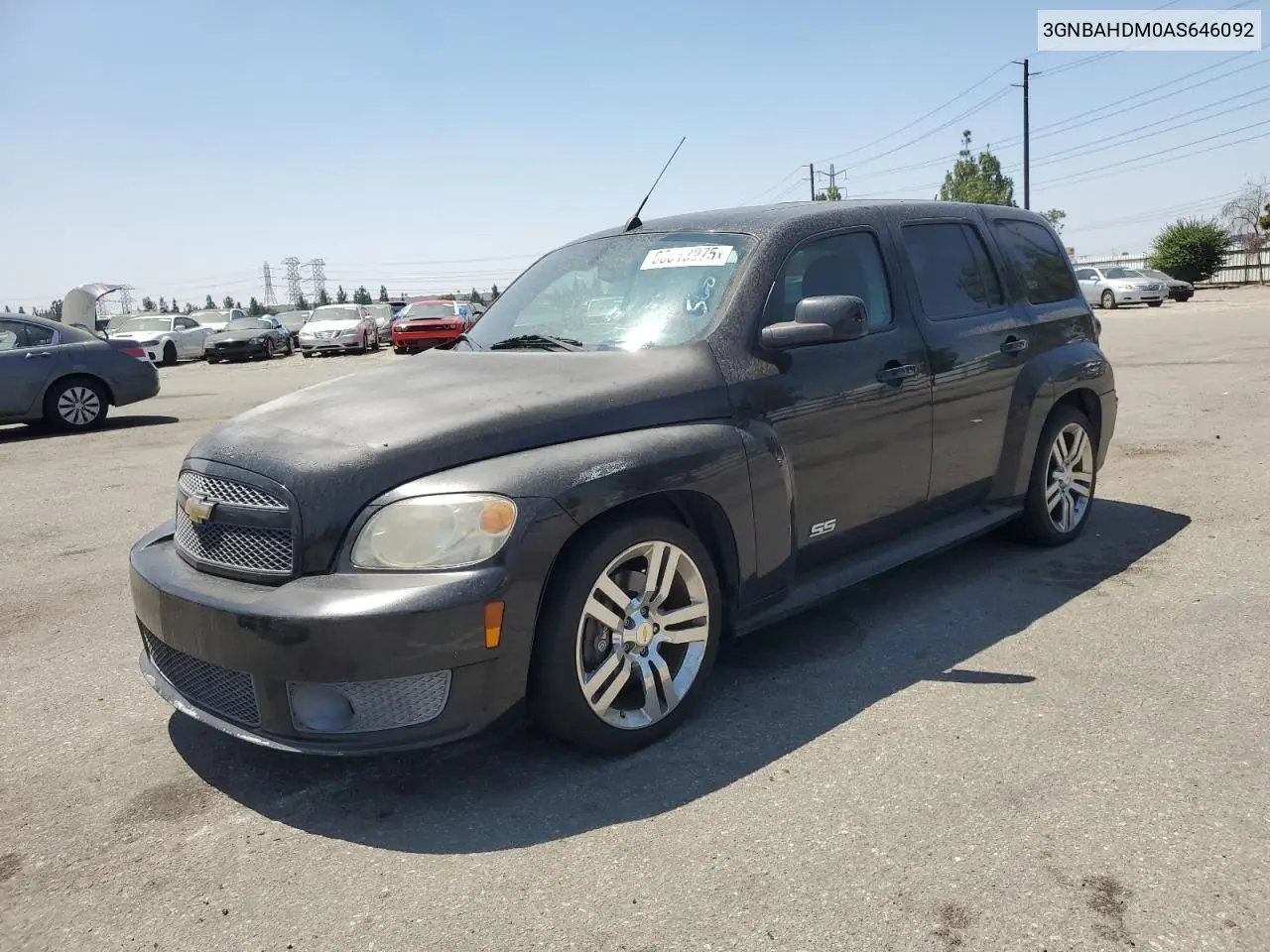 2010 Chevrolet Hhr Ss VIN: 3GNBAHDM0AS646092 Lot: 66013975