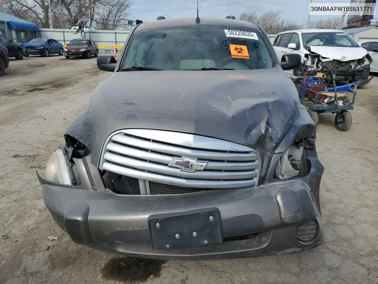 2011 Chevrolet Hhr Ls VIN: 3GNBAAFW1BS631771 Lot: 50220035