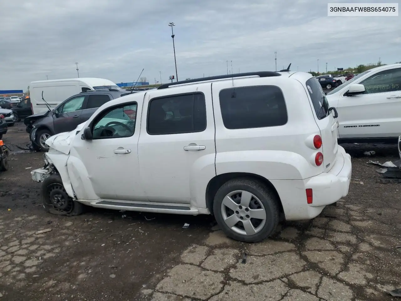 2011 Chevrolet Hhr Ls VIN: 3GNBAAFW8BS654075 Lot: 56019385