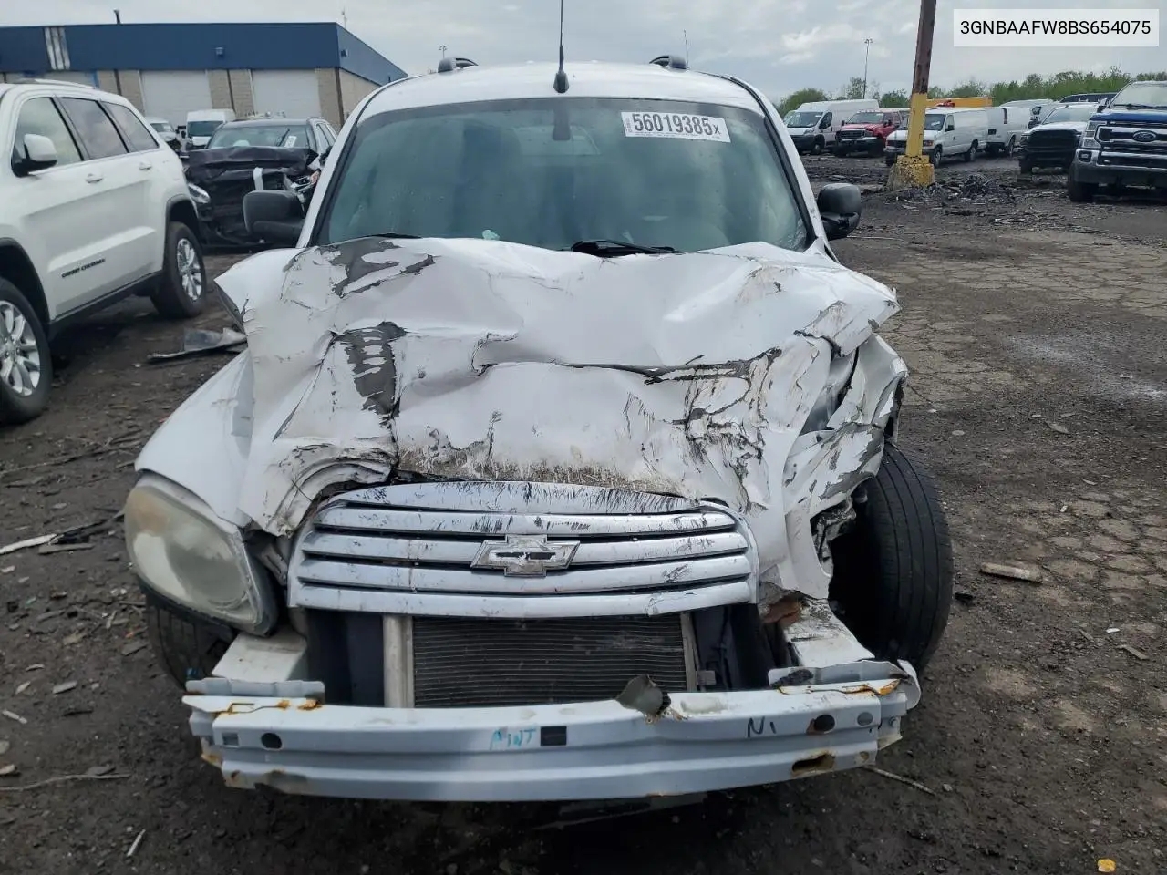 2011 Chevrolet Hhr Ls VIN: 3GNBAAFW8BS654075 Lot: 56019385