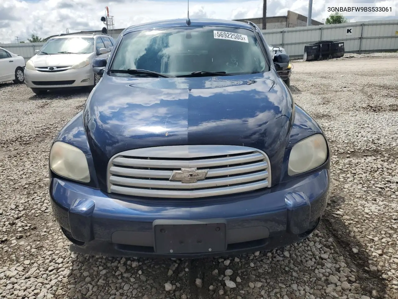 2011 Chevrolet Hhr Lt VIN: 3GNBABFW9BS533061 Lot: 56922505