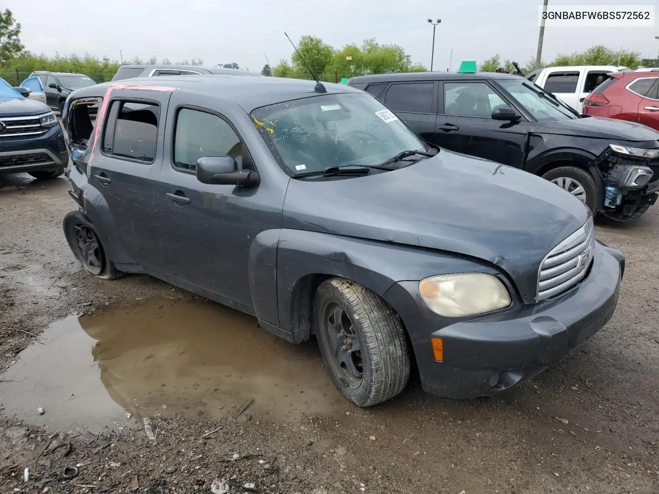 2011 Chevrolet Hhr Lt VIN: 3GNBABFW6BS572562 Lot: 58637135