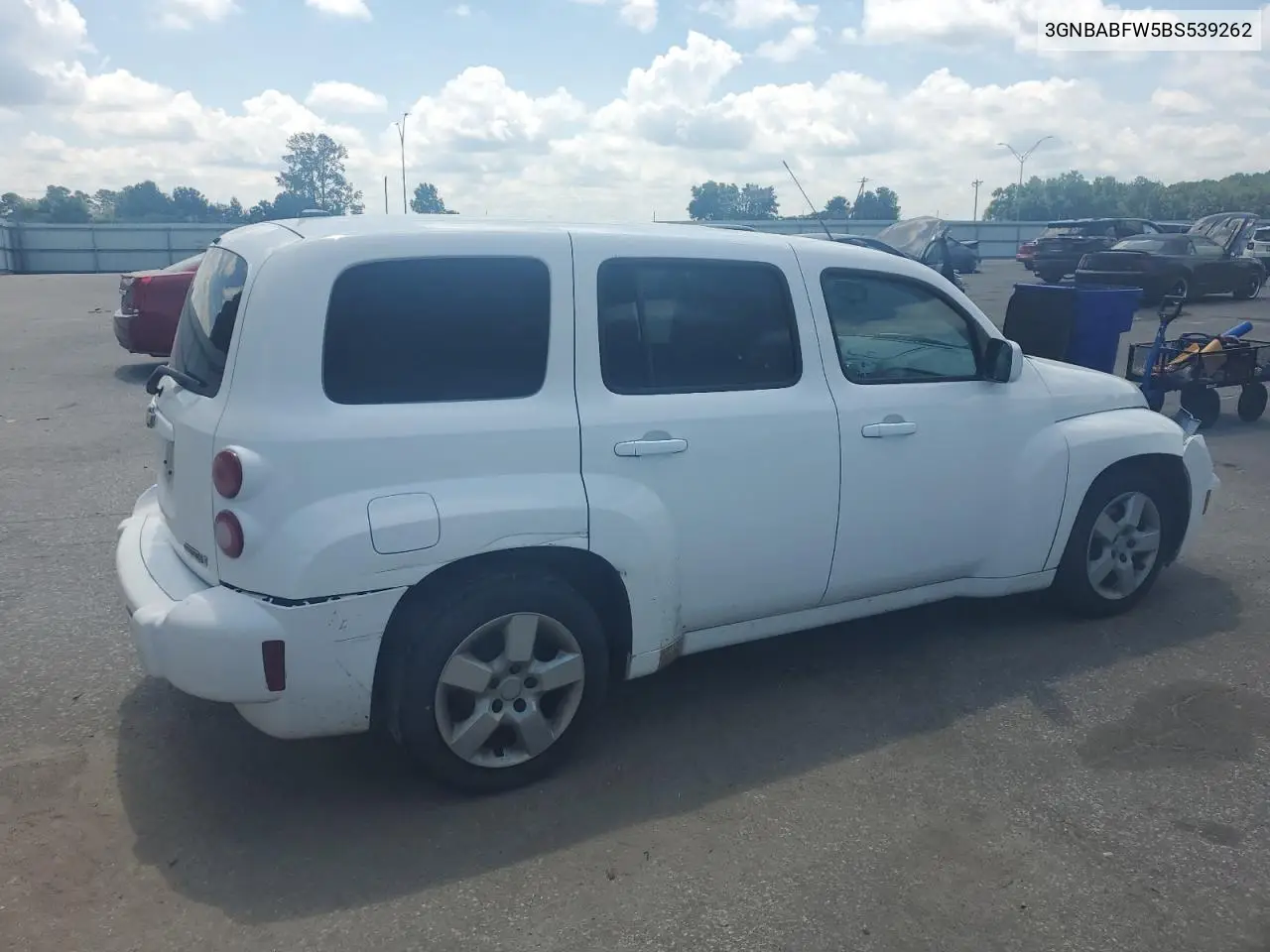 2011 Chevrolet Hhr Lt VIN: 3GNBABFW5BS539262 Lot: 62808705