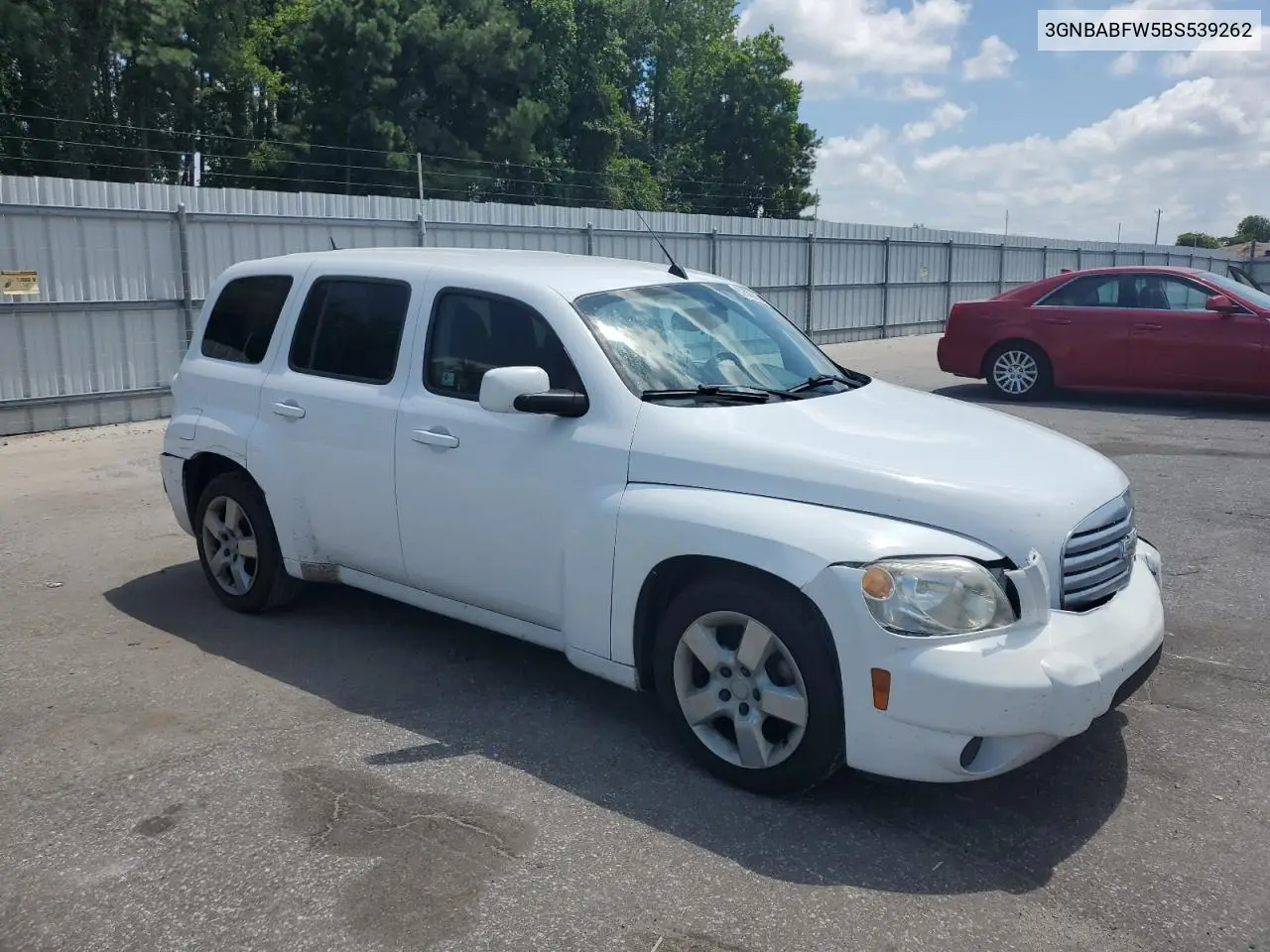 2011 Chevrolet Hhr Lt VIN: 3GNBABFW5BS539262 Lot: 62808705