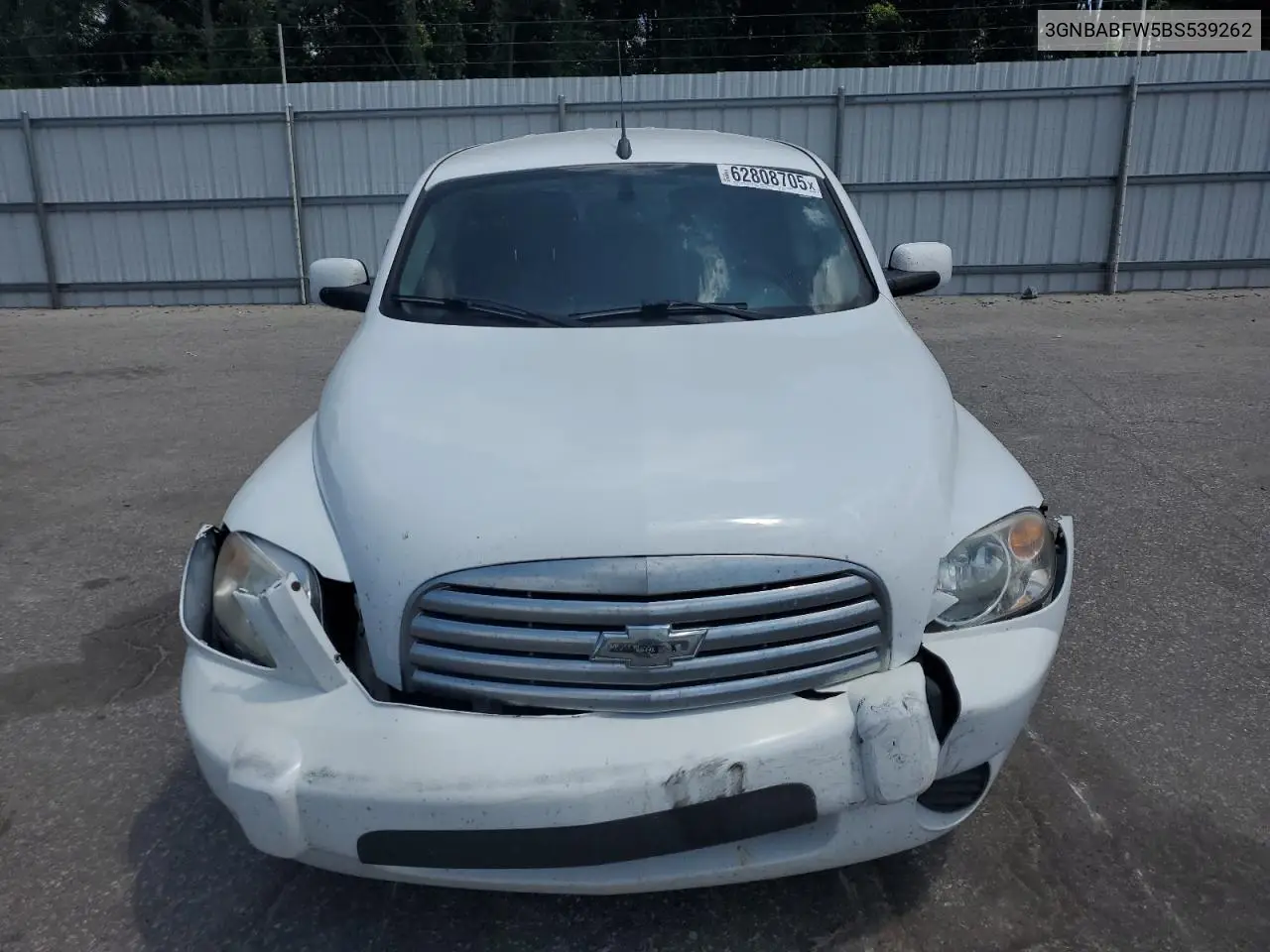 2011 Chevrolet Hhr Lt VIN: 3GNBABFW5BS539262 Lot: 62808705