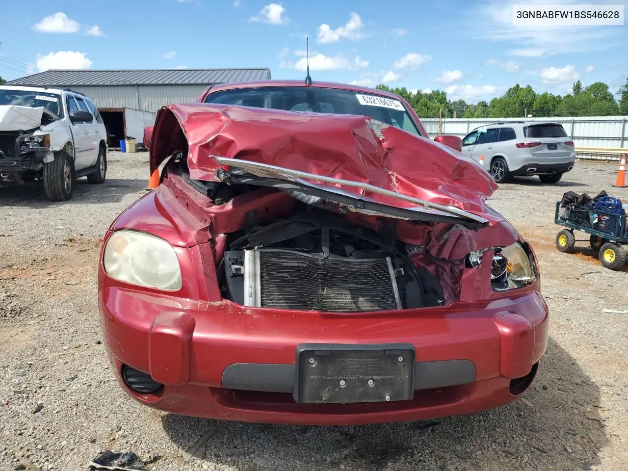 2011 Chevrolet Hhr Lt VIN: 3GNBABFW1BS546628 Lot: 63216675
