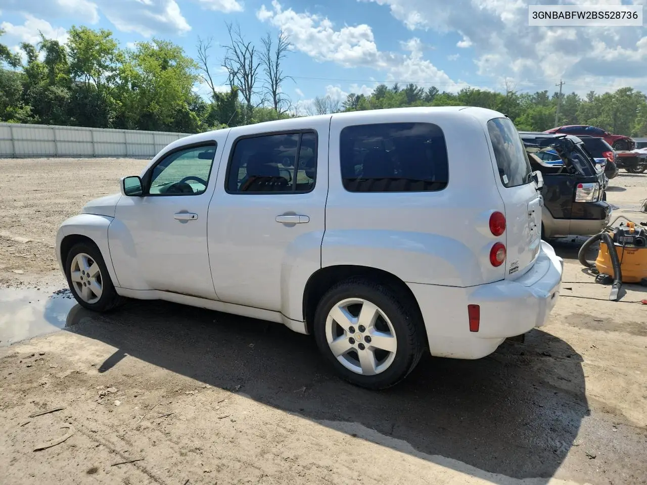 2011 Chevrolet Hhr Lt VIN: 3GNBABFW2BS528736 Lot: 63275805
