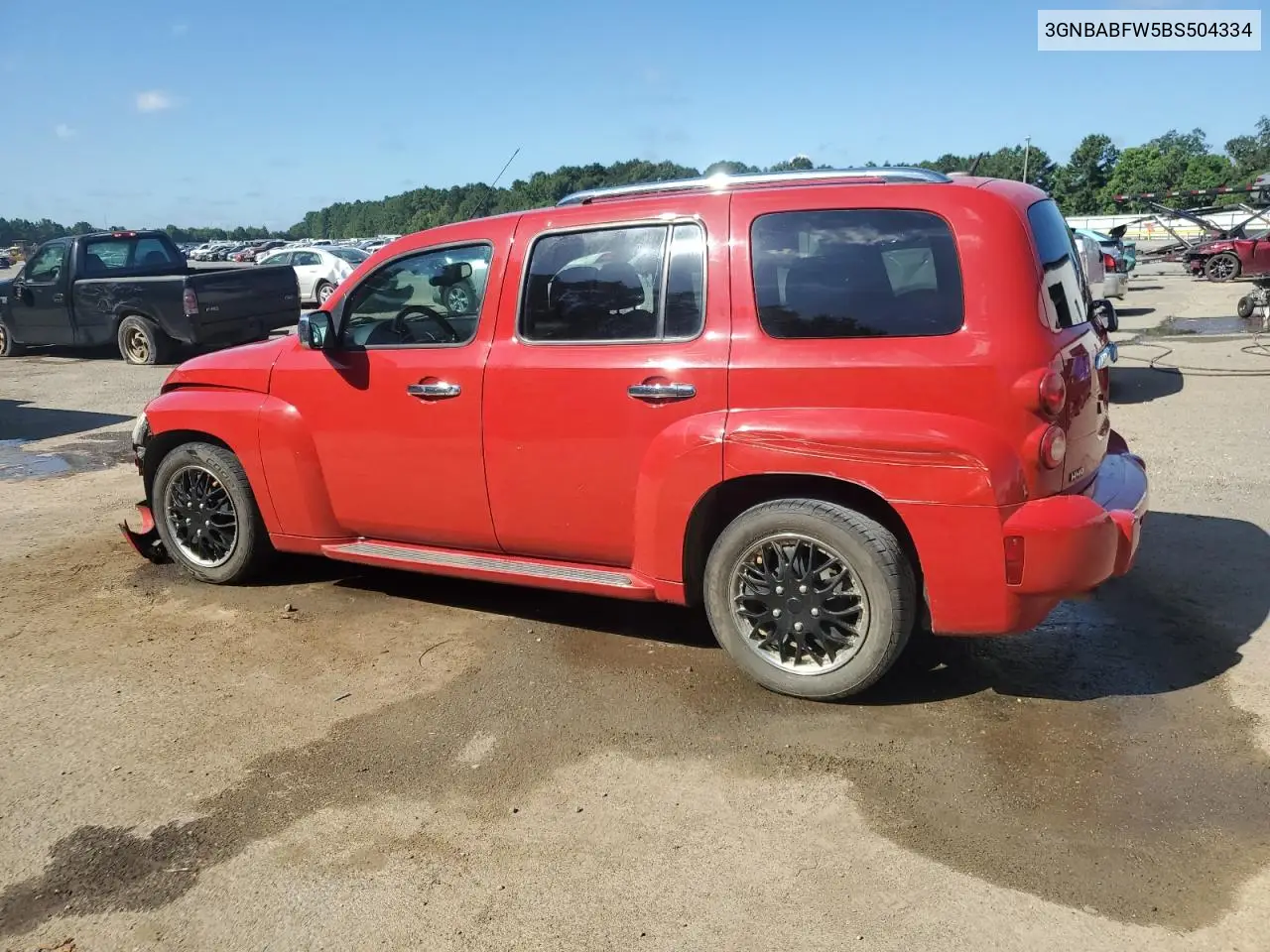 2011 Chevrolet Hhr Lt VIN: 3GNBABFW5BS504334 Lot: 65589725