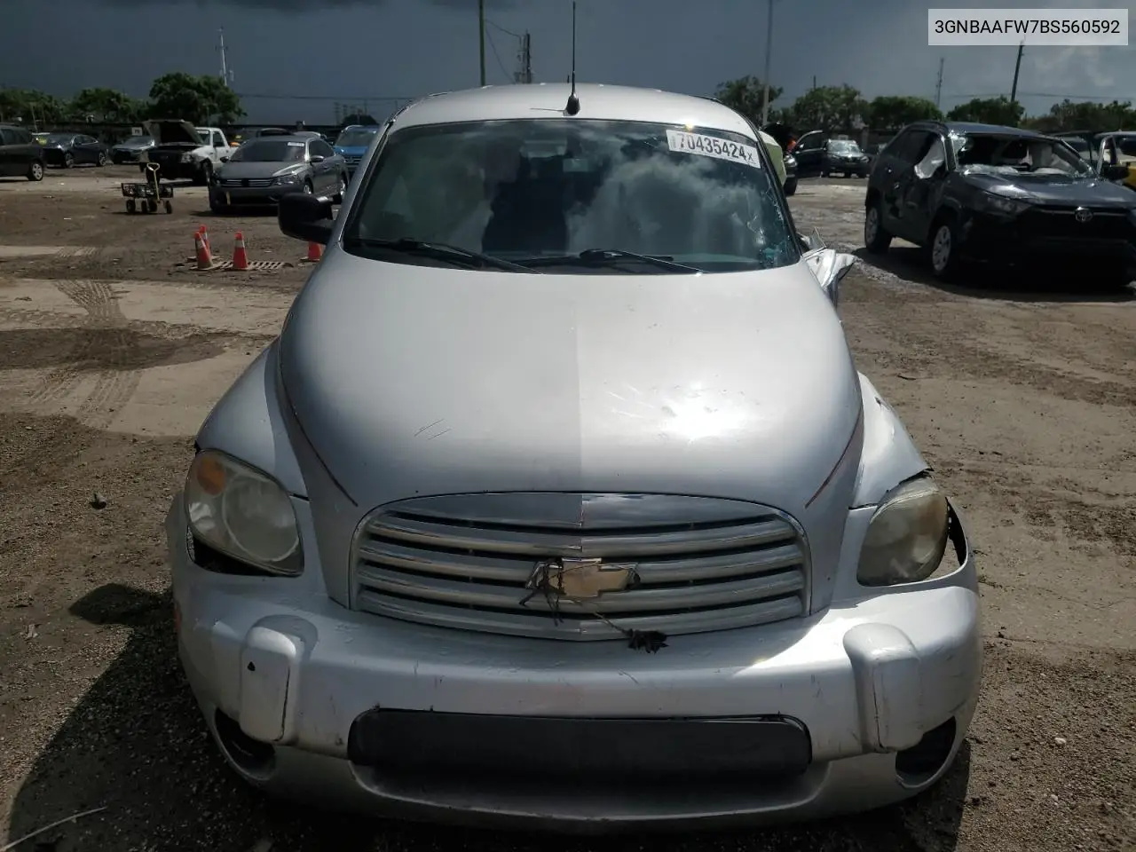 2011 Chevrolet Hhr Ls VIN: 3GNBAAFW7BS560592 Lot: 70435424