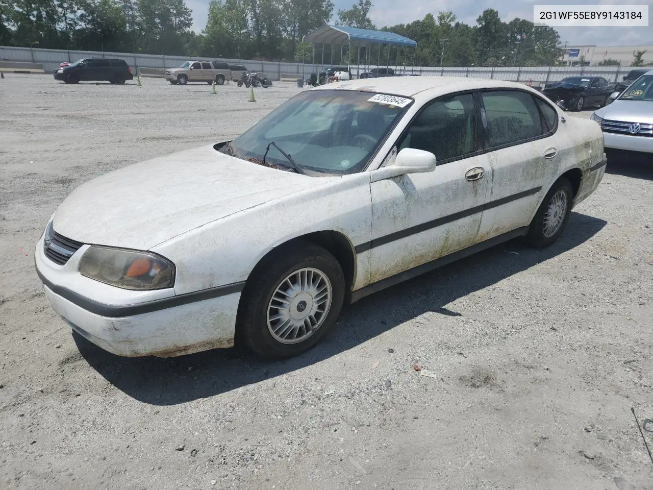 2000 Chevrolet Impala VIN: 2G1WF55E8Y9143184 Lot: 52803645