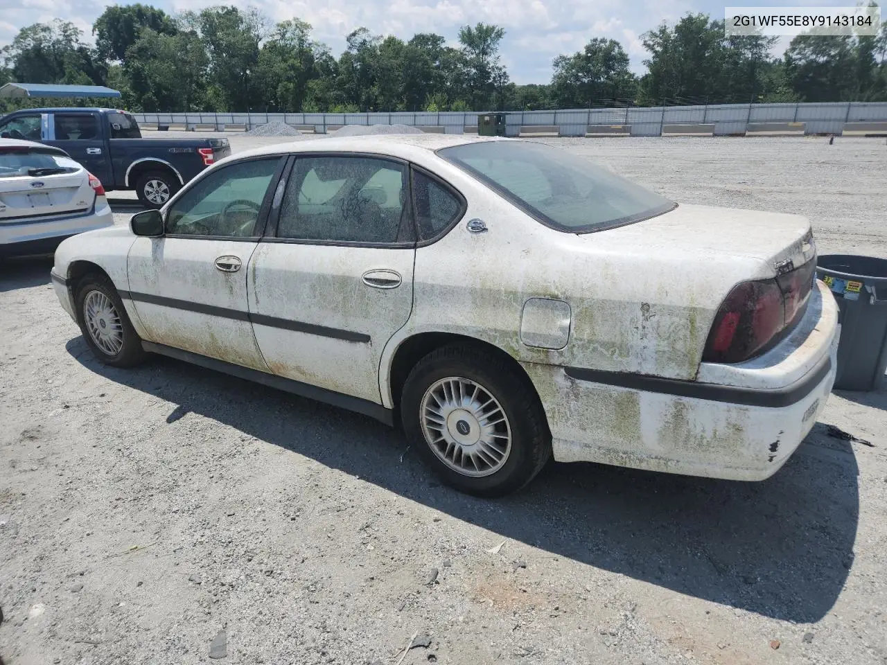 2000 Chevrolet Impala VIN: 2G1WF55E8Y9143184 Lot: 52803645