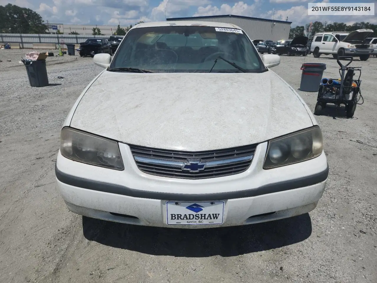 2000 Chevrolet Impala VIN: 2G1WF55E8Y9143184 Lot: 52803645