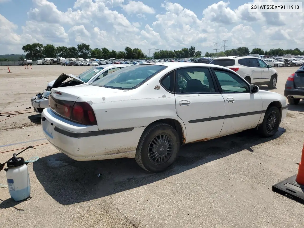 2000 Chevrolet Impala VIN: 2G1WF55EXY9111918 Lot: 62153055