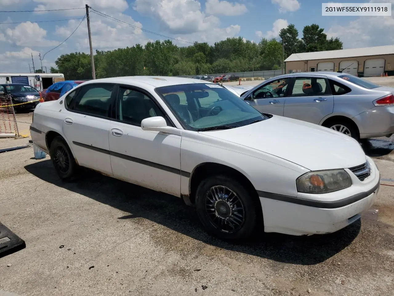2000 Chevrolet Impala VIN: 2G1WF55EXY9111918 Lot: 62153055