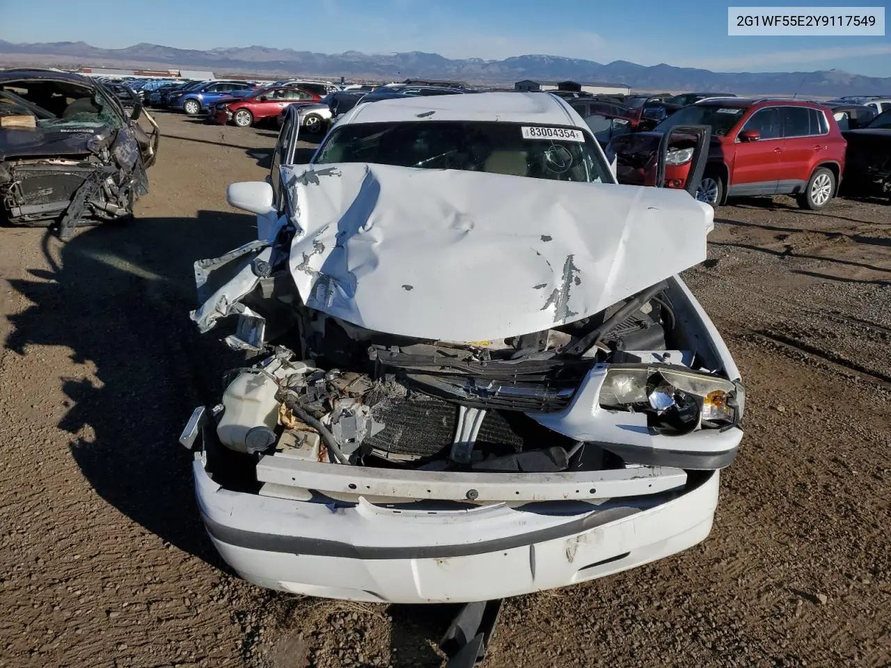 2000 Chevrolet Impala VIN: 2G1WF55E2Y9117549 Lot: 83004354