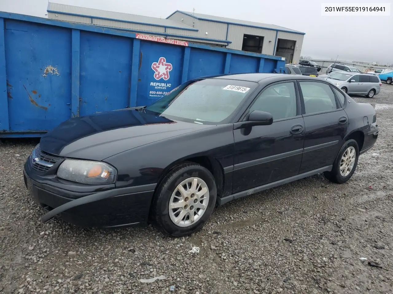 2001 Chevrolet Impala VIN: 2G1WF55E919164941 Lot: 51819615