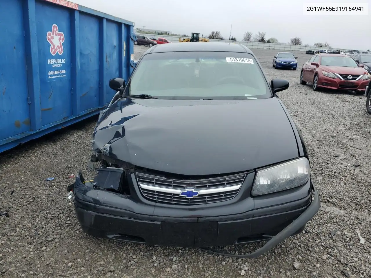 2001 Chevrolet Impala VIN: 2G1WF55E919164941 Lot: 51819615