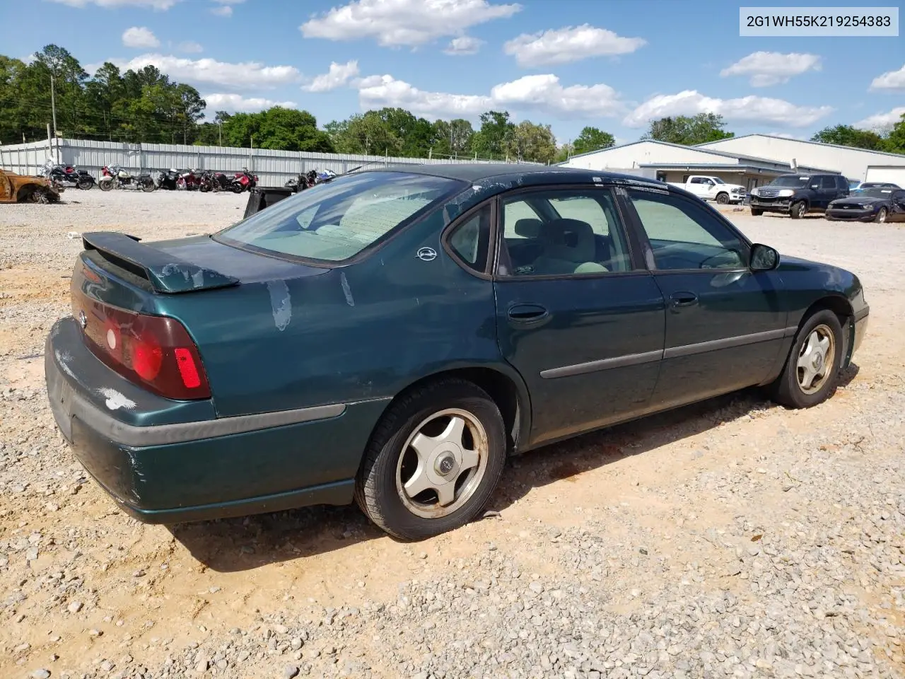 2001 Chevrolet Impala Ls VIN: 2G1WH55K219254383 Lot: 52821505