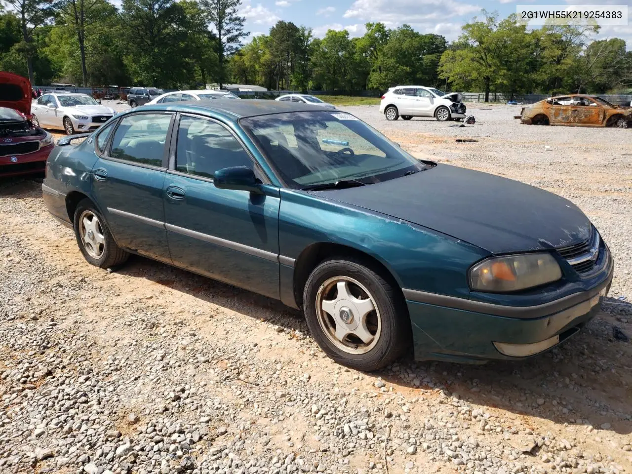 2001 Chevrolet Impala Ls VIN: 2G1WH55K219254383 Lot: 52821505