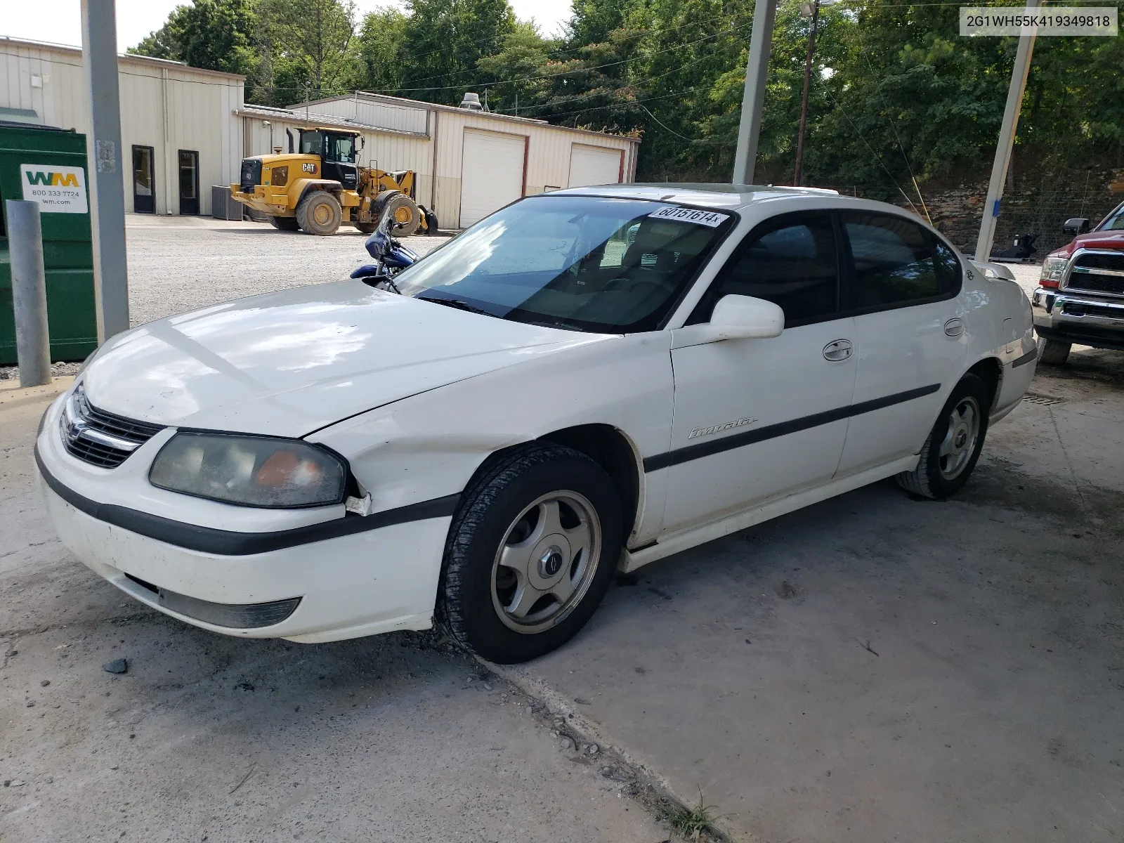 2001 Chevrolet Impala Ls VIN: 2G1WH55K419349818 Lot: 60151614