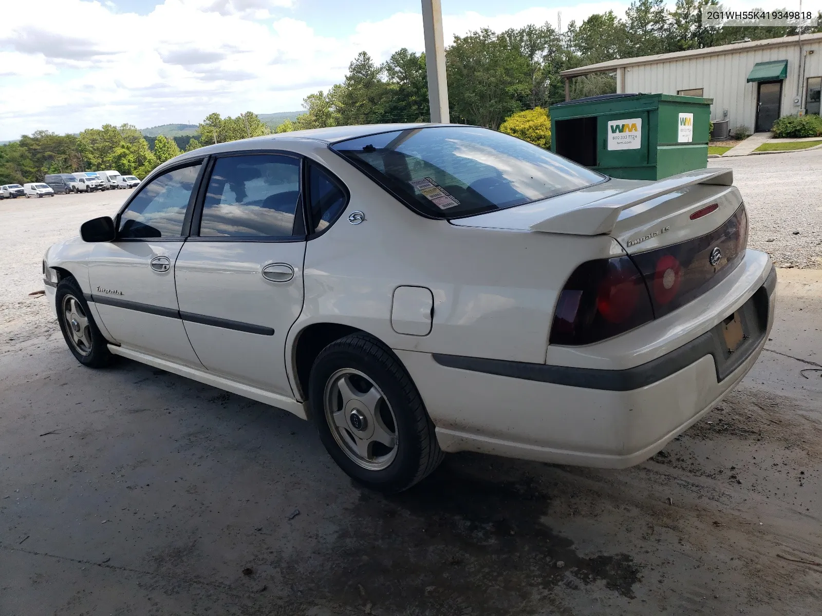 2001 Chevrolet Impala Ls VIN: 2G1WH55K419349818 Lot: 60151614