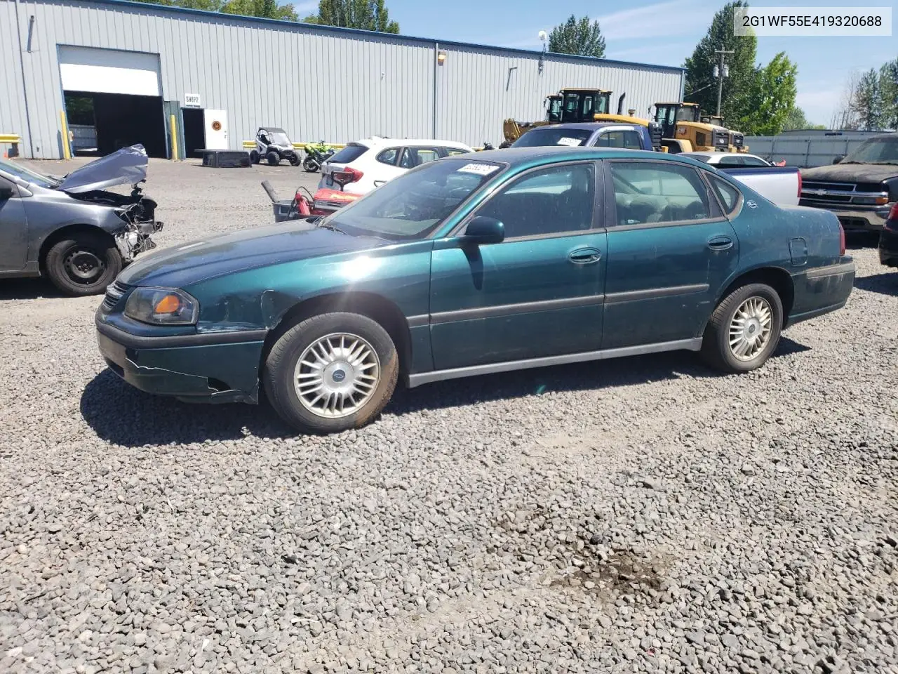 2001 Chevrolet Impala VIN: 2G1WF55E419320688 Lot: 62393275