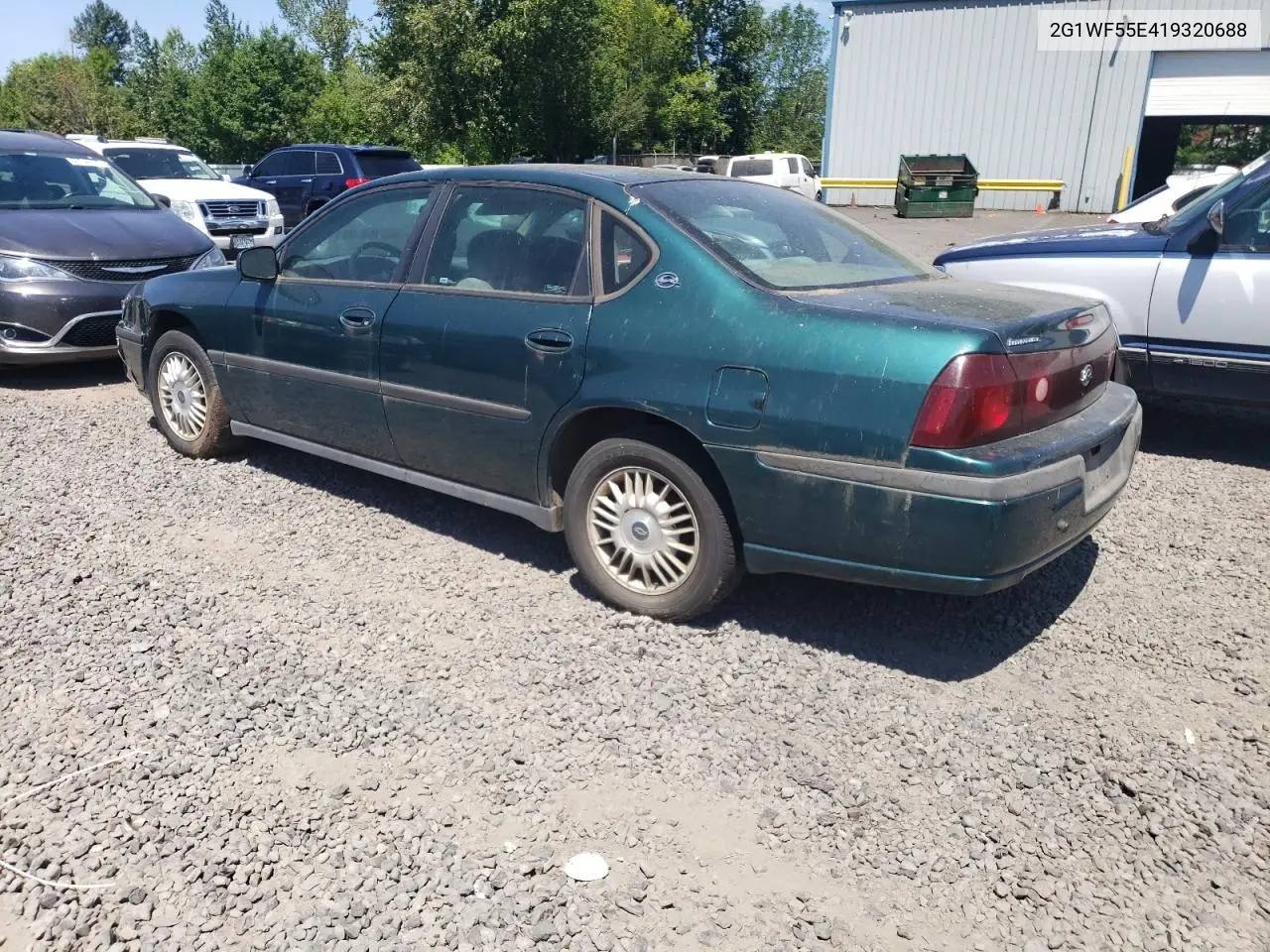 2001 Chevrolet Impala VIN: 2G1WF55E419320688 Lot: 62393275