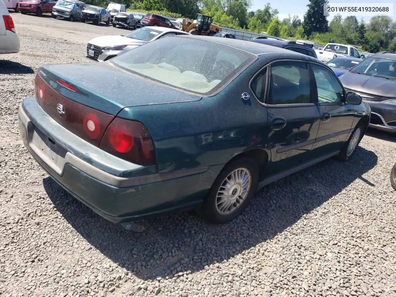 2001 Chevrolet Impala VIN: 2G1WF55E419320688 Lot: 62393275