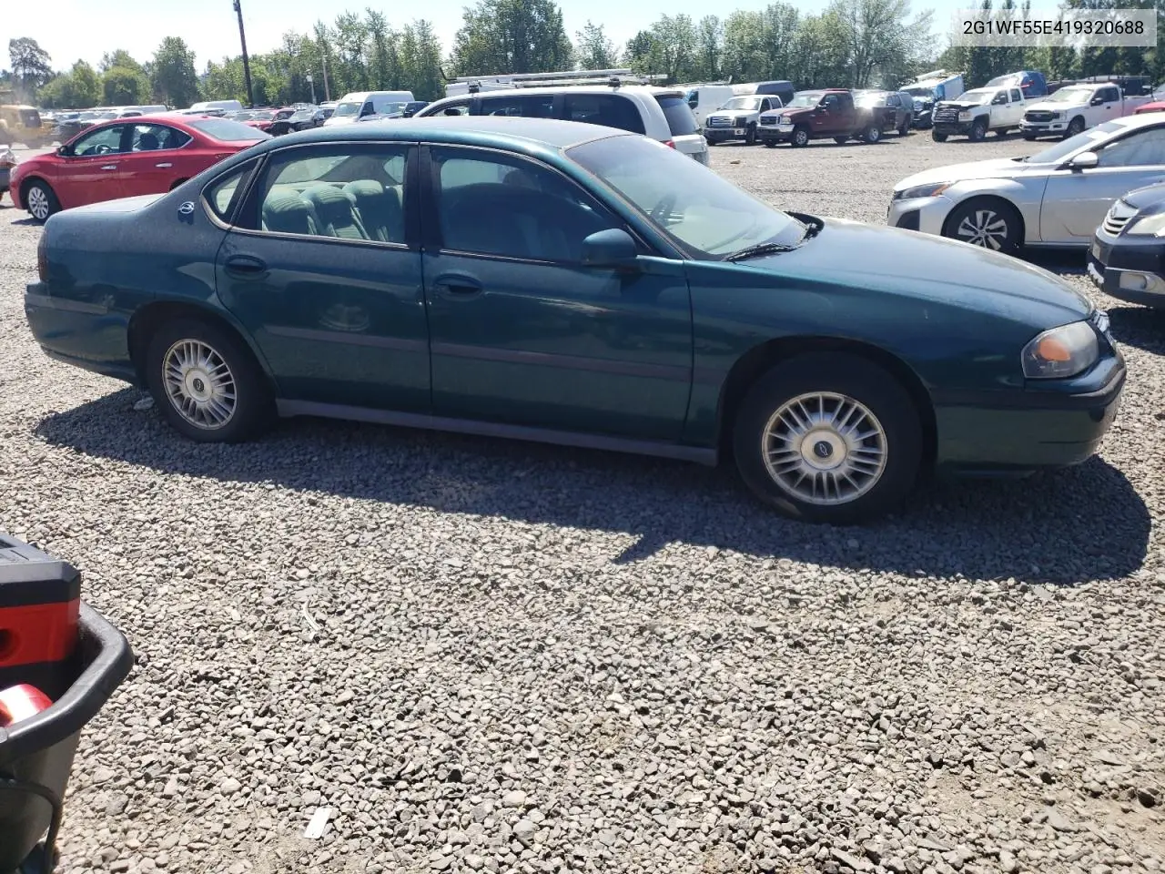 2001 Chevrolet Impala VIN: 2G1WF55E419320688 Lot: 62393275