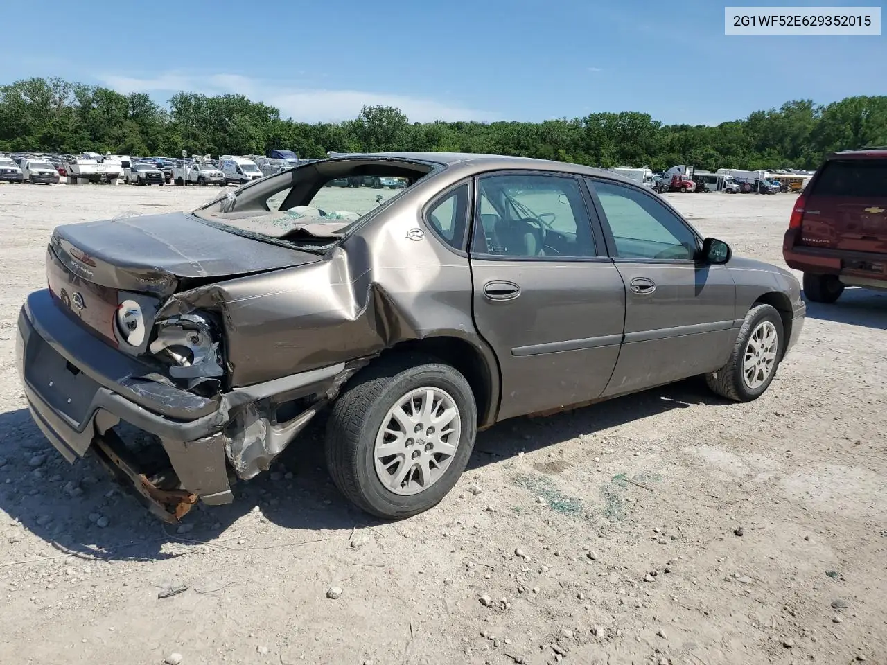 2002 Chevrolet Impala VIN: 2G1WF52E629352015 Lot: 56366935