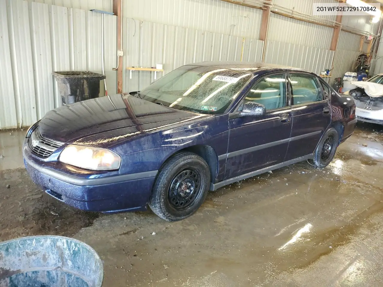 2002 Chevrolet Impala VIN: 2G1WF52E729170842 Lot: 59688795