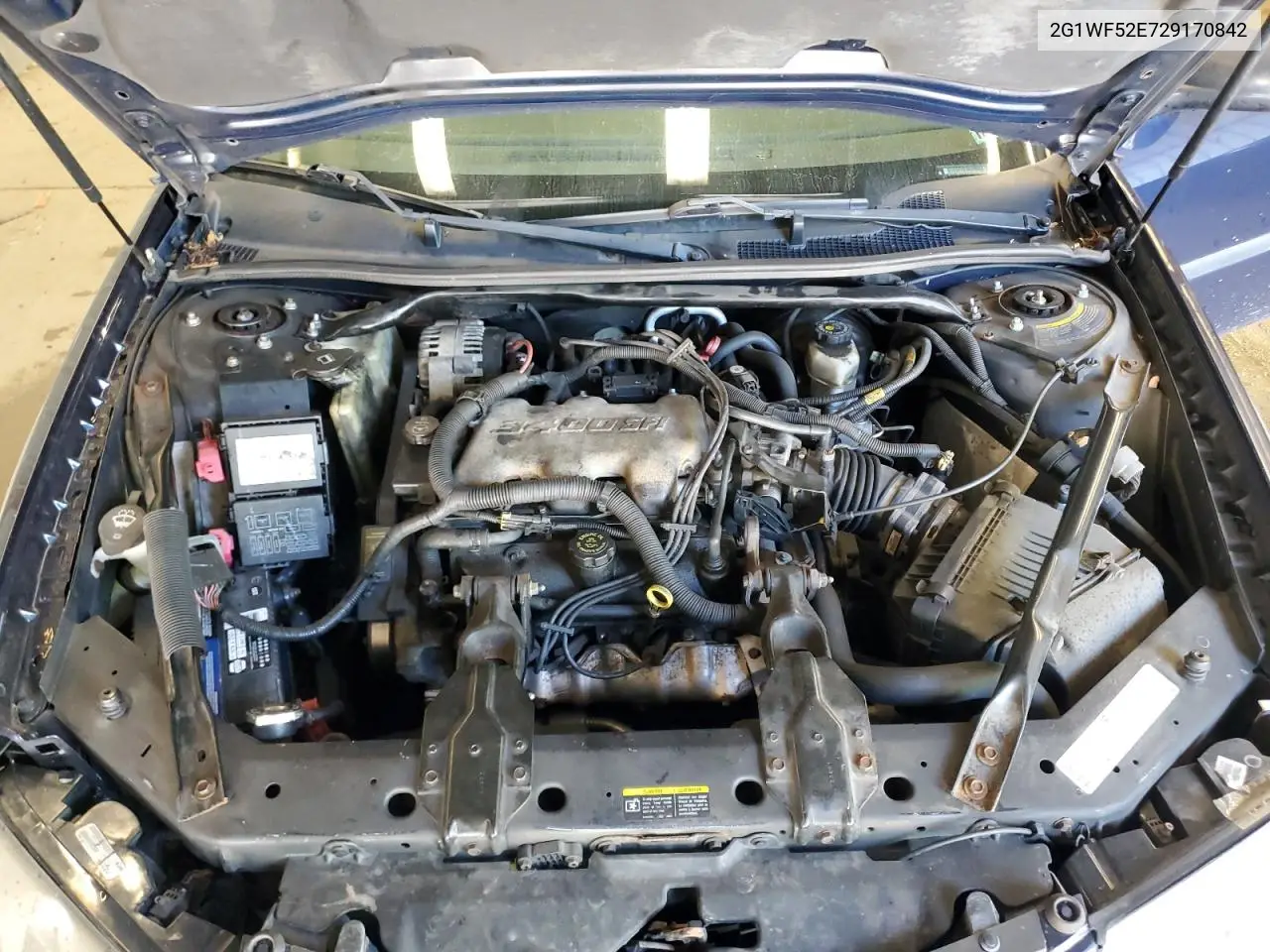 2002 Chevrolet Impala VIN: 2G1WF52E729170842 Lot: 59688795