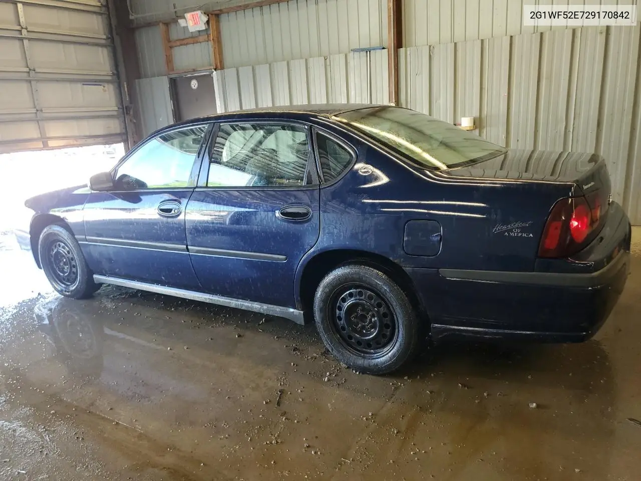 2002 Chevrolet Impala VIN: 2G1WF52E729170842 Lot: 59688795