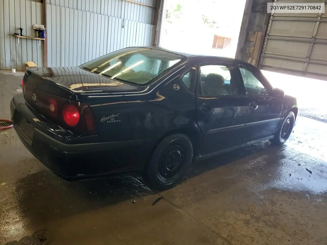 2002 Chevrolet Impala VIN: 2G1WF52E729170842 Lot: 59688795