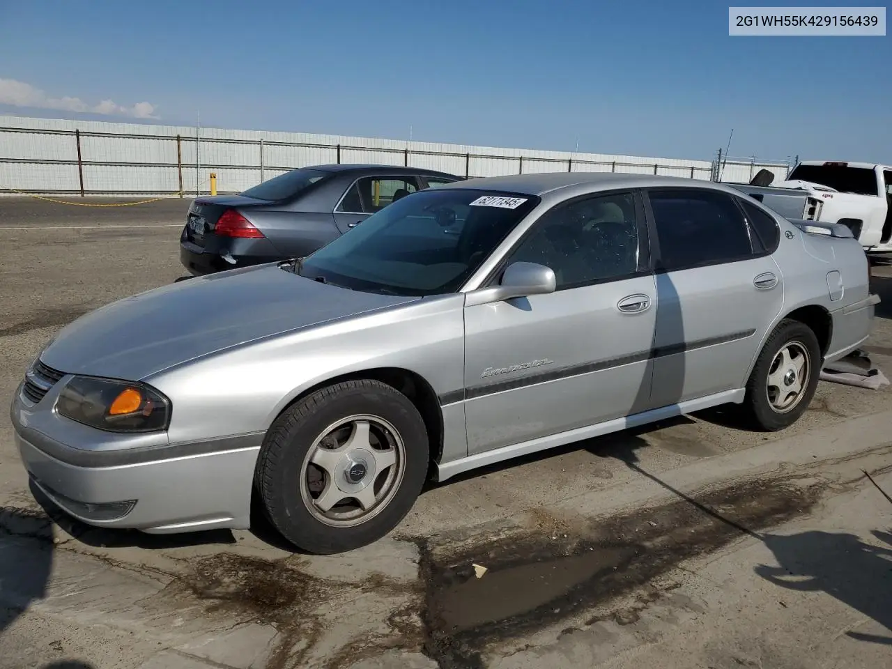 2002 Chevrolet Impala Ls VIN: 2G1WH55K429156439 Lot: 62171345