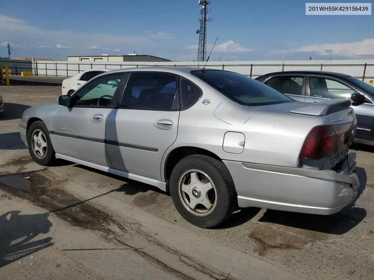 2002 Chevrolet Impala Ls VIN: 2G1WH55K429156439 Lot: 62171345