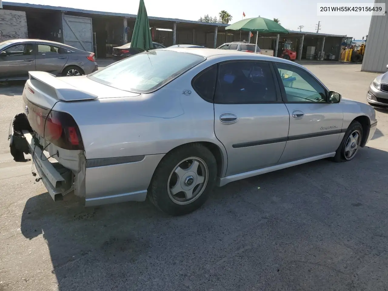 2002 Chevrolet Impala Ls VIN: 2G1WH55K429156439 Lot: 62171345