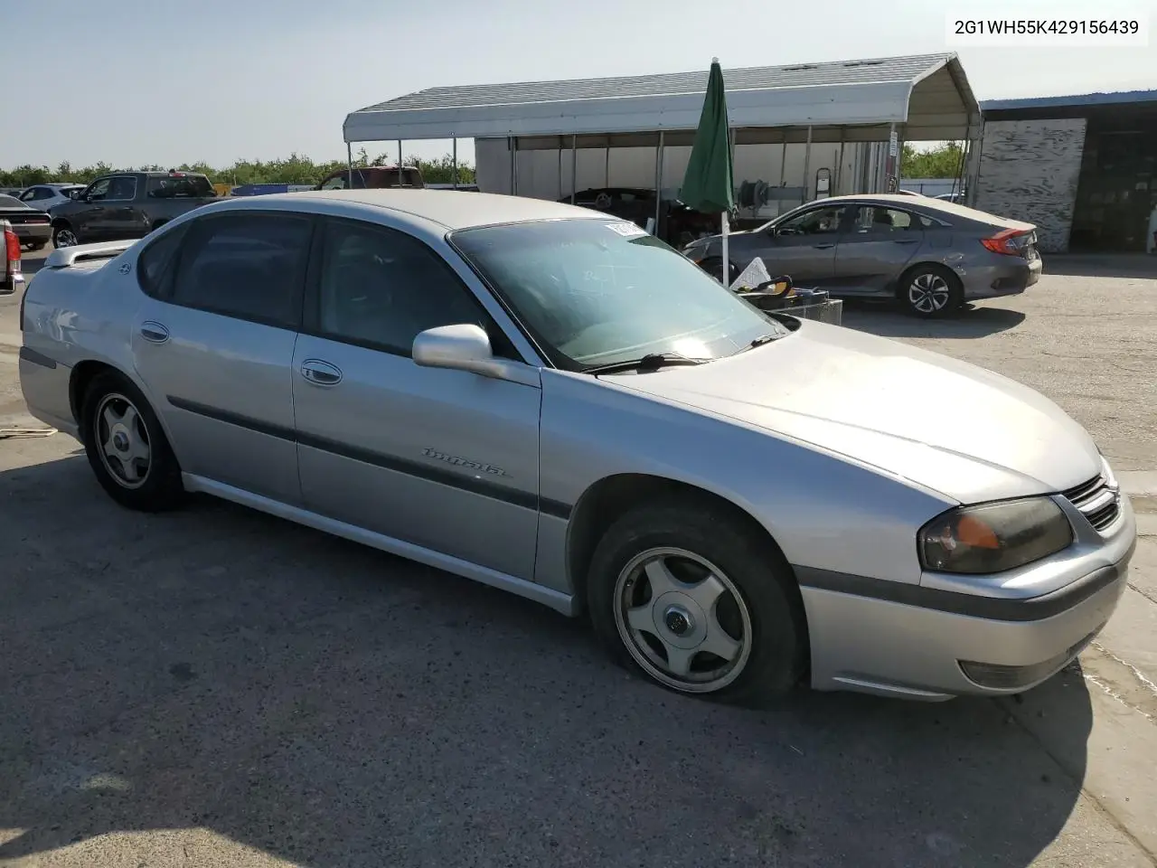 2002 Chevrolet Impala Ls VIN: 2G1WH55K429156439 Lot: 62171345