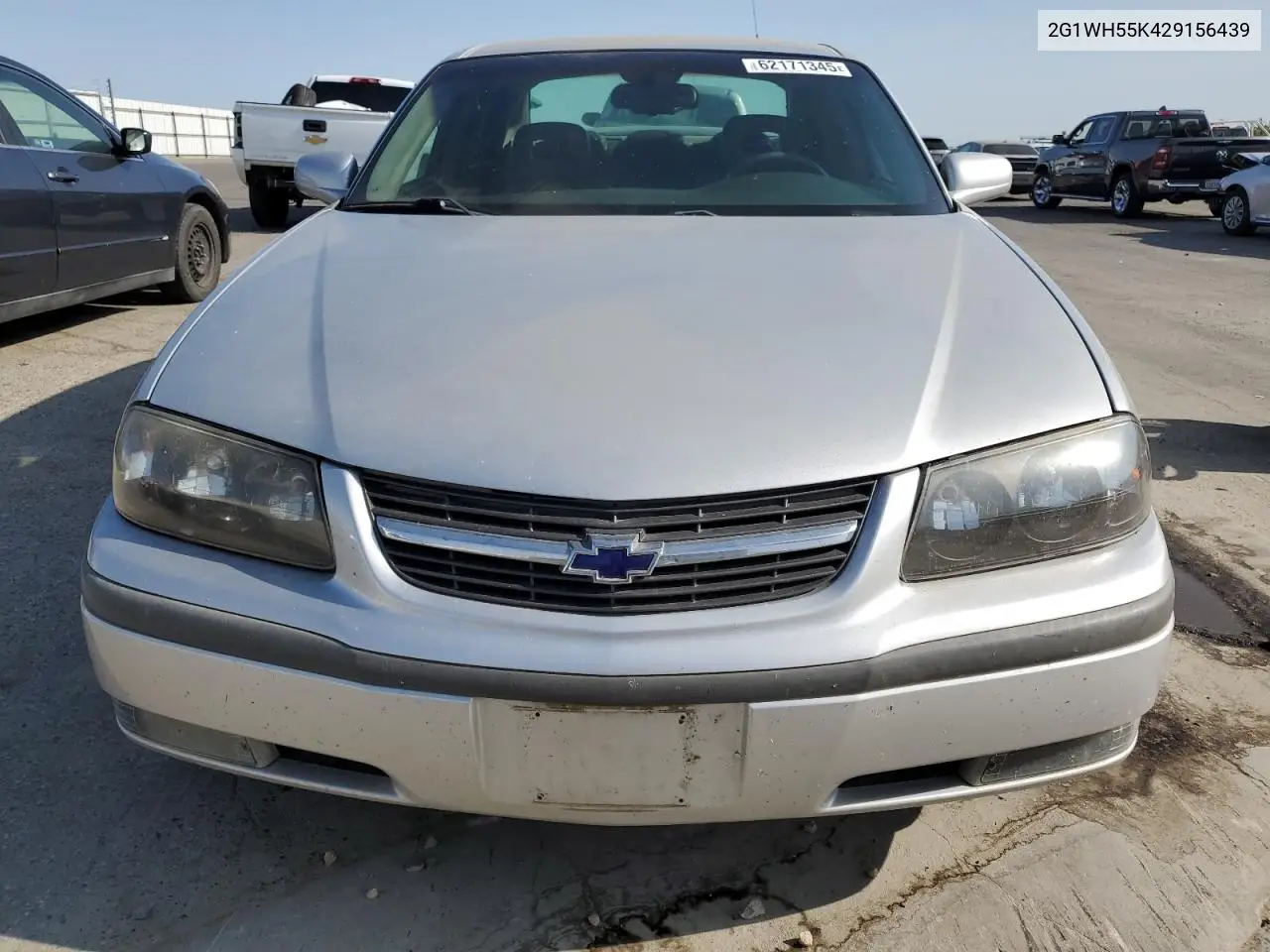 2002 Chevrolet Impala Ls VIN: 2G1WH55K429156439 Lot: 62171345