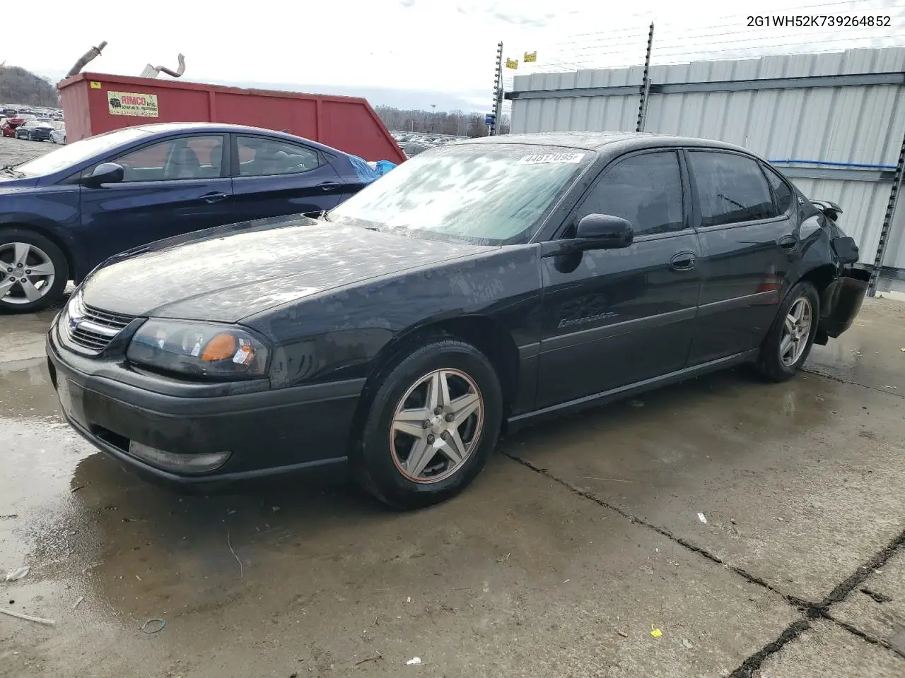 2003 Chevrolet Impala Ls VIN: 2G1WH52K739264852 Lot: 44817095