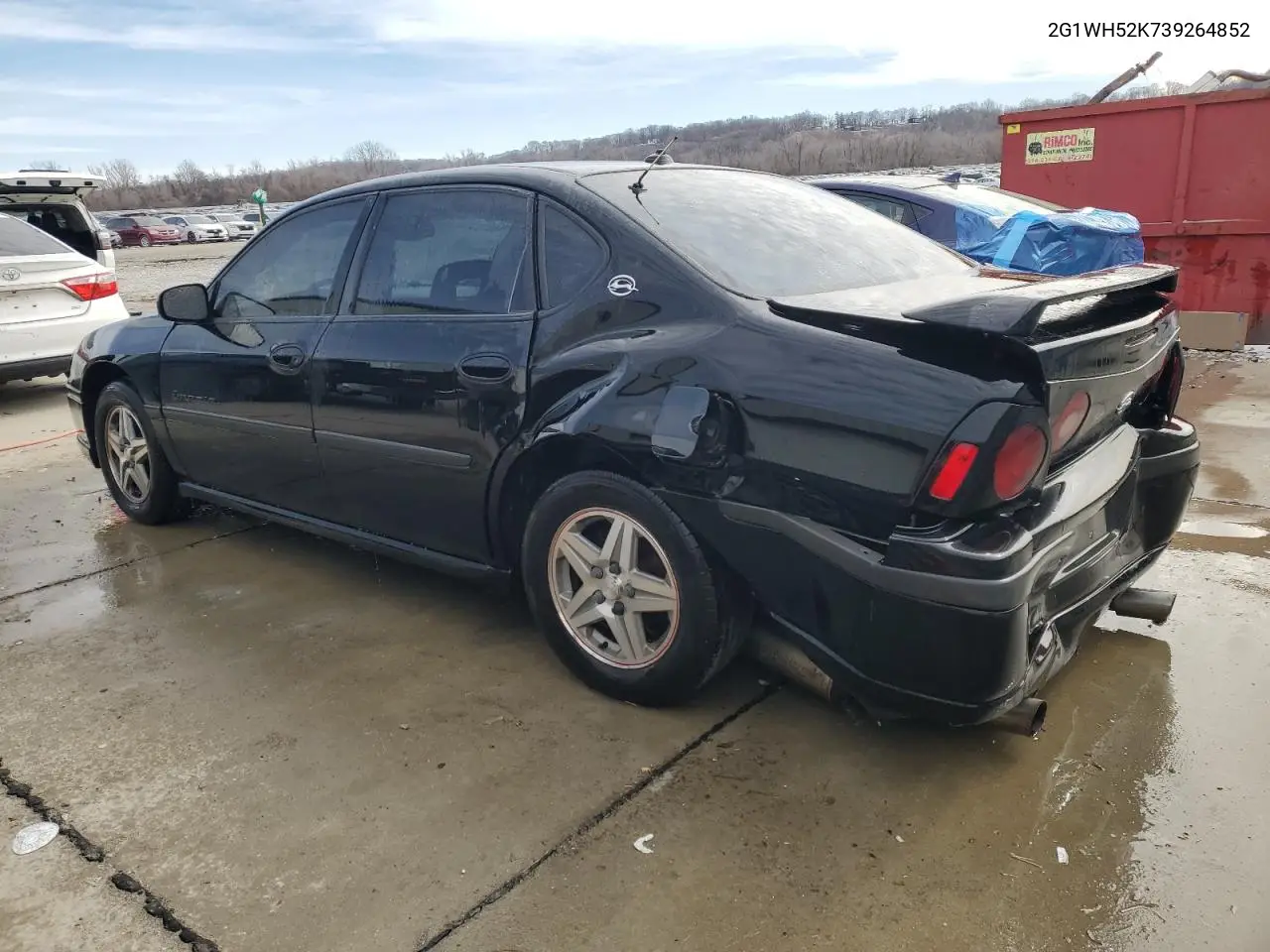 2003 Chevrolet Impala Ls VIN: 2G1WH52K739264852 Lot: 44817095