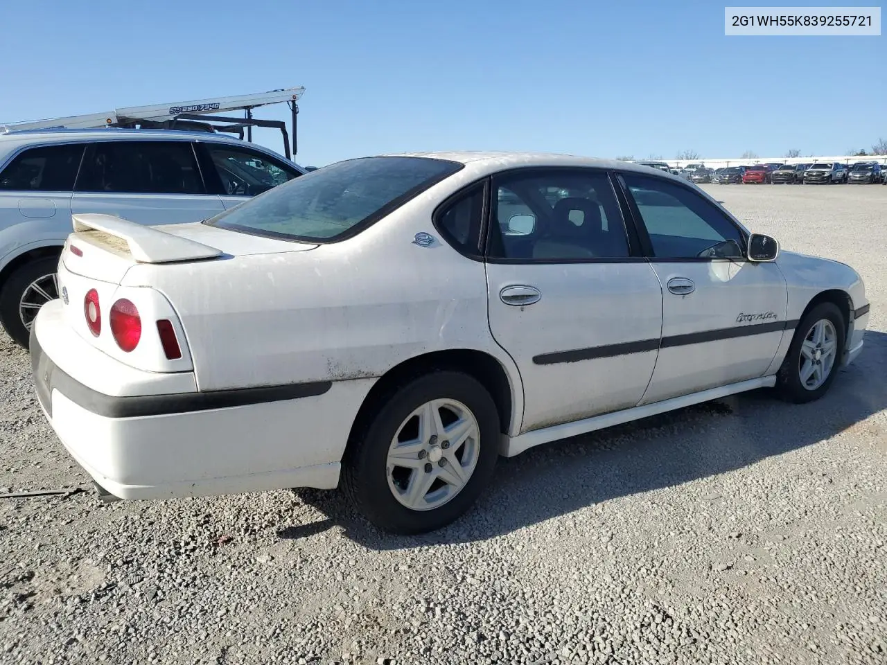 2003 Chevrolet Impala Ls VIN: 2G1WH55K839255721 Lot: 52604285