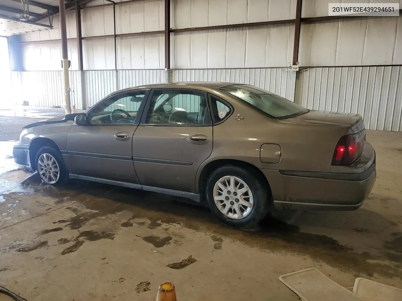 2003 Chevrolet Impala VIN: 2G1WF52E439294651 Lot: 62395335
