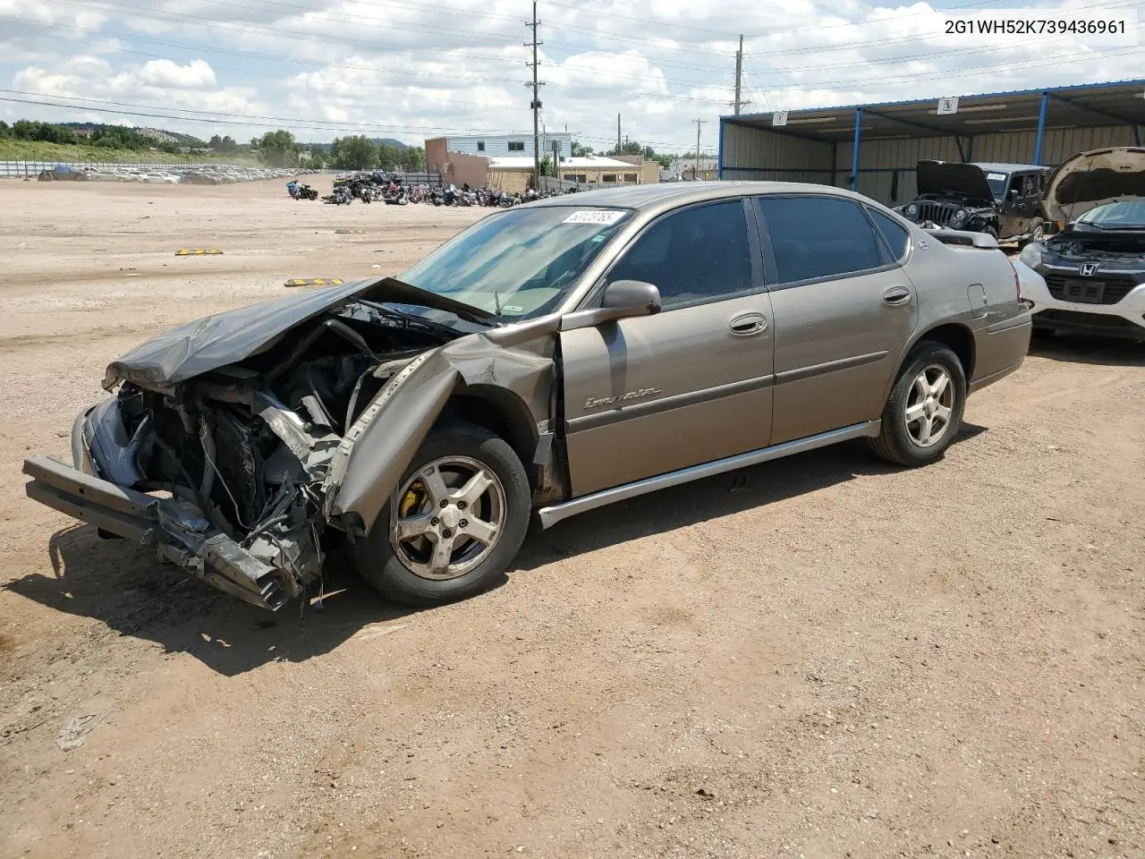 2003 Chevrolet Impala Ls VIN: 2G1WH52K739436961 Lot: 63123765