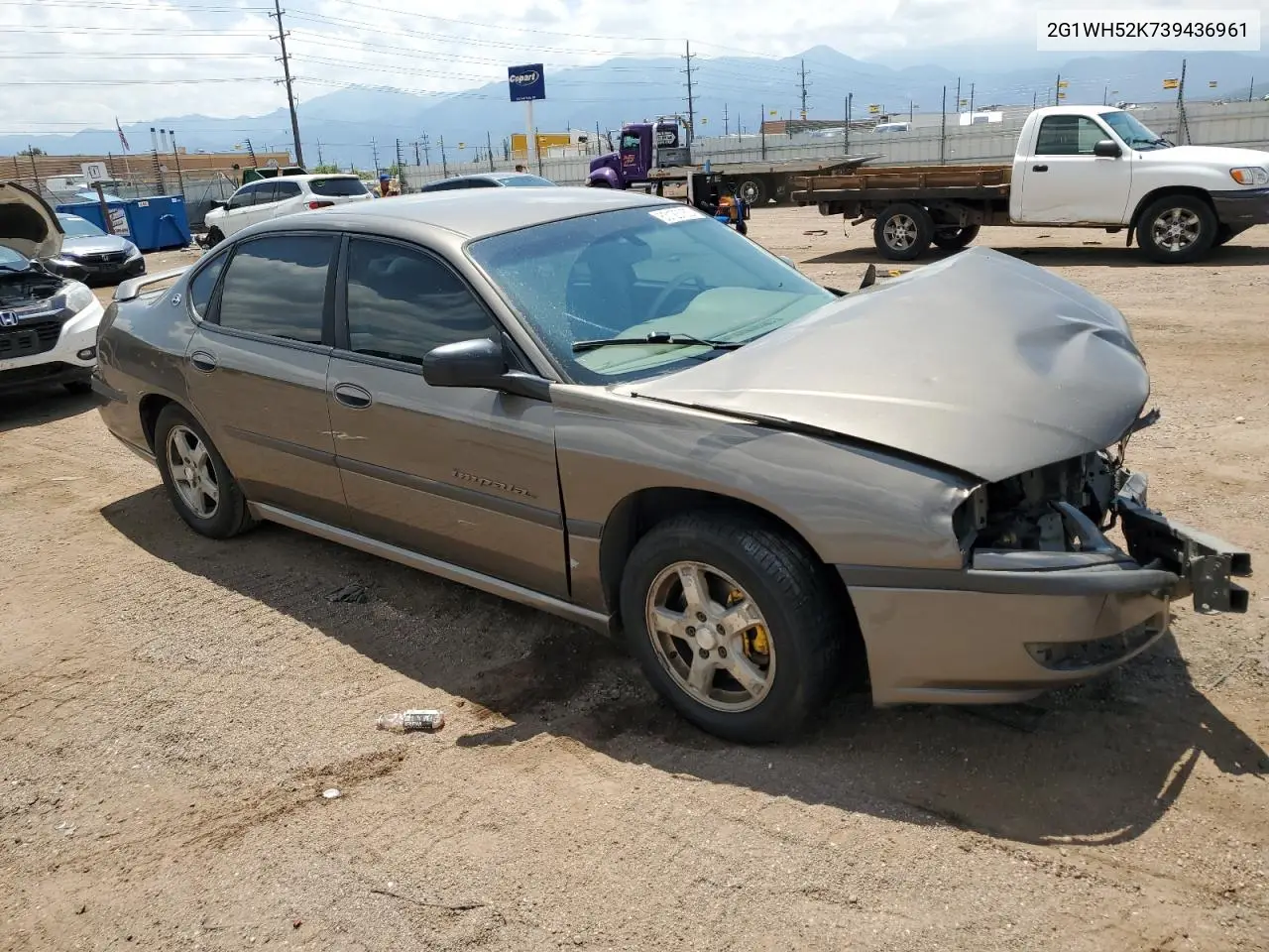 2003 Chevrolet Impala Ls VIN: 2G1WH52K739436961 Lot: 63123765