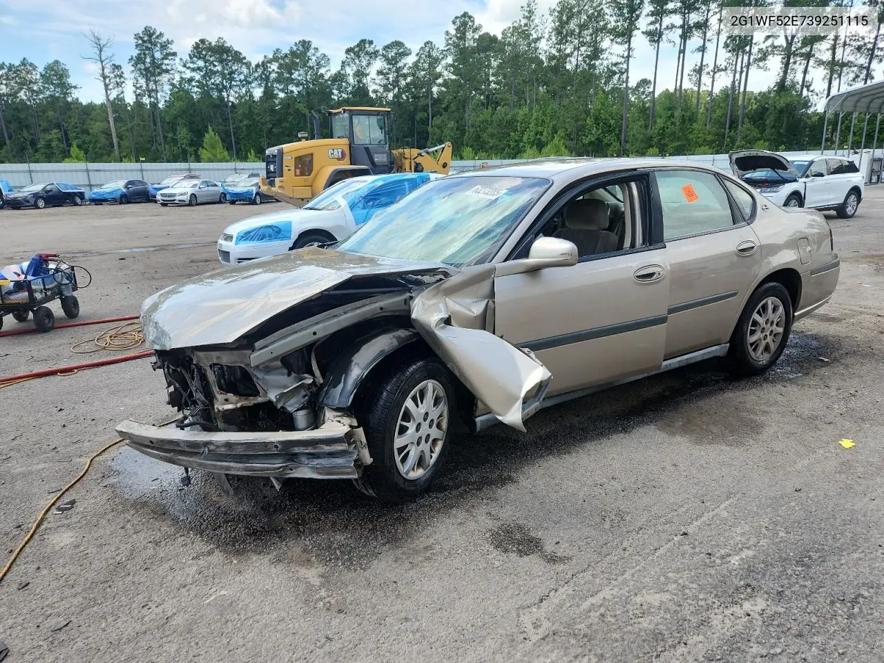 2003 Chevrolet Impala VIN: 2G1WF52E739251115 Lot: 63273285