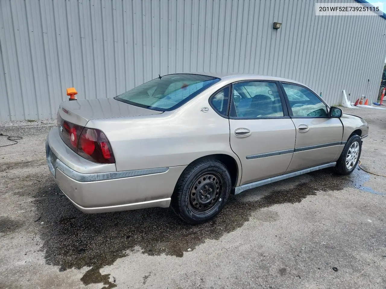 2003 Chevrolet Impala VIN: 2G1WF52E739251115 Lot: 63273285