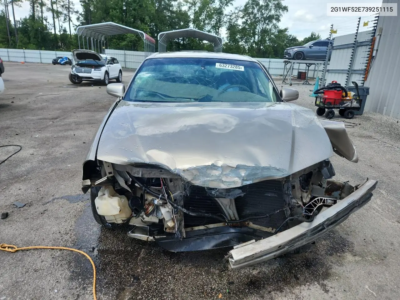 2003 Chevrolet Impala VIN: 2G1WF52E739251115 Lot: 63273285