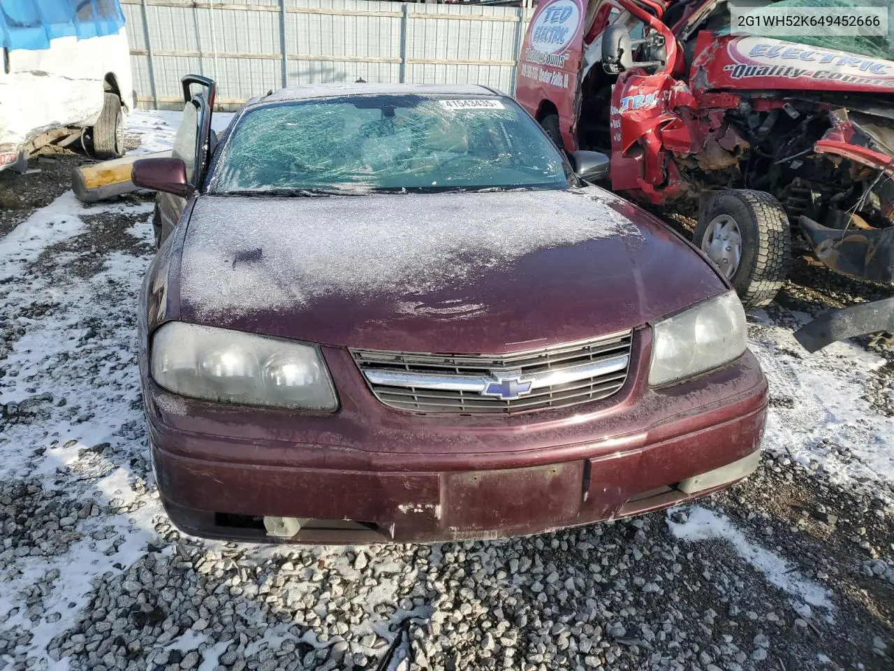 2004 Chevrolet Impala Ls VIN: 2G1WH52K649452666 Lot: 41543435