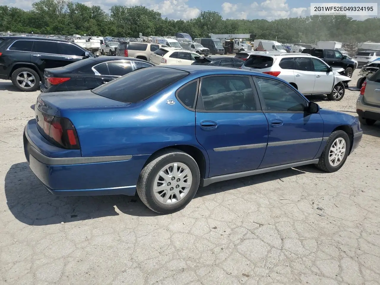 2004 Chevrolet Impala VIN: 2G1WF52E049324195 Lot: 55497305